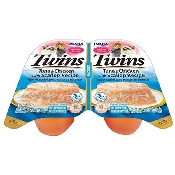 Ciao Twins Churu Ton Balıklı Deniz Taraklı Ve Tavuklu Kedi Ödül Jölesi 2 X 35 GR | SRC: Barcode: 8548710087604